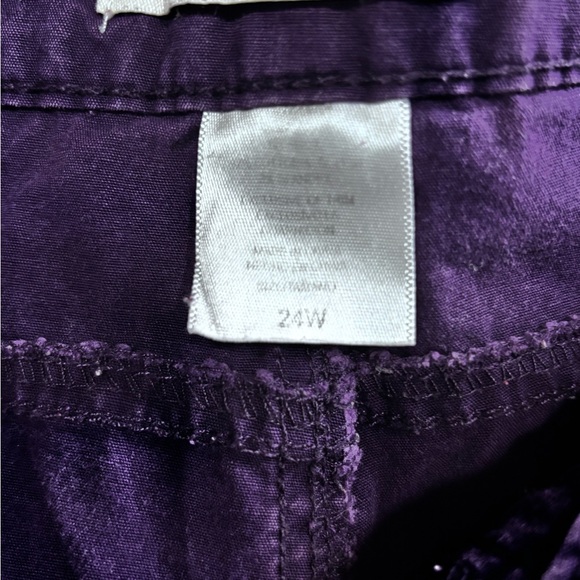 Route 66 Women's Deep Purple Wide Leg Jeans - Picture 5 of 9